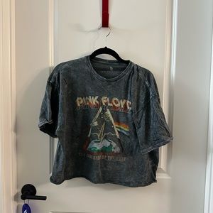 JUNK FOOD CLOTHING pink floyd crop top